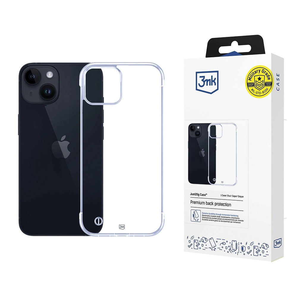 3mk - Just20g Clear Case - iPhone 13 - Transparent