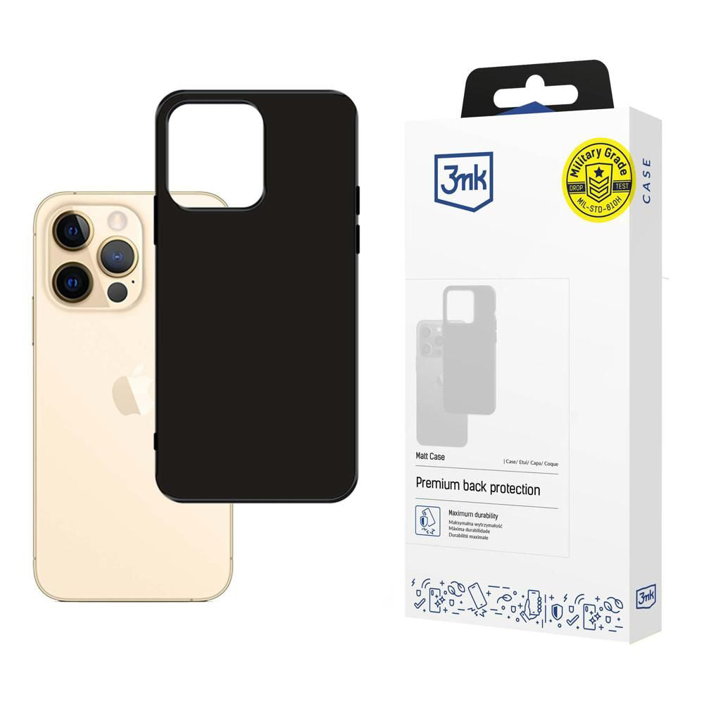 3mk - Matt Case - iPhone 13 Pro Max - Black