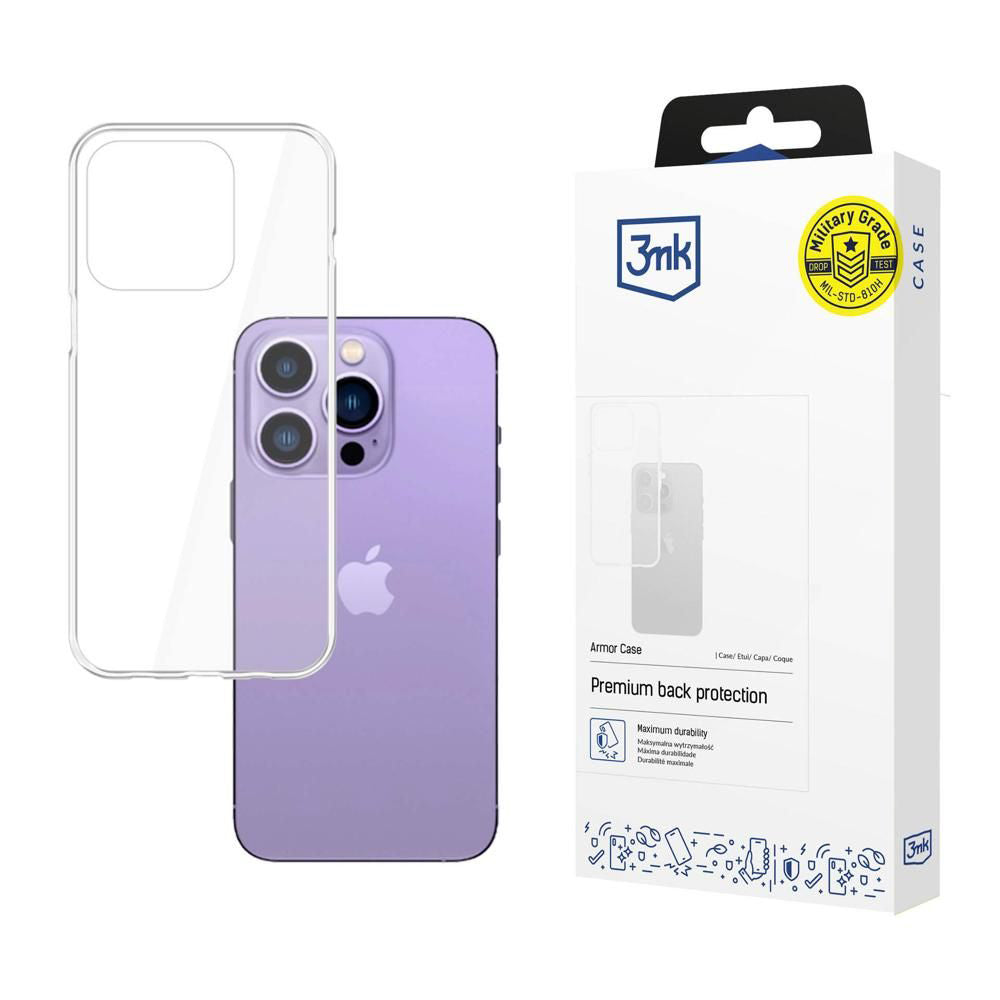 3mk - Armor Case - iPhone 14 Pro Max - Transparent
