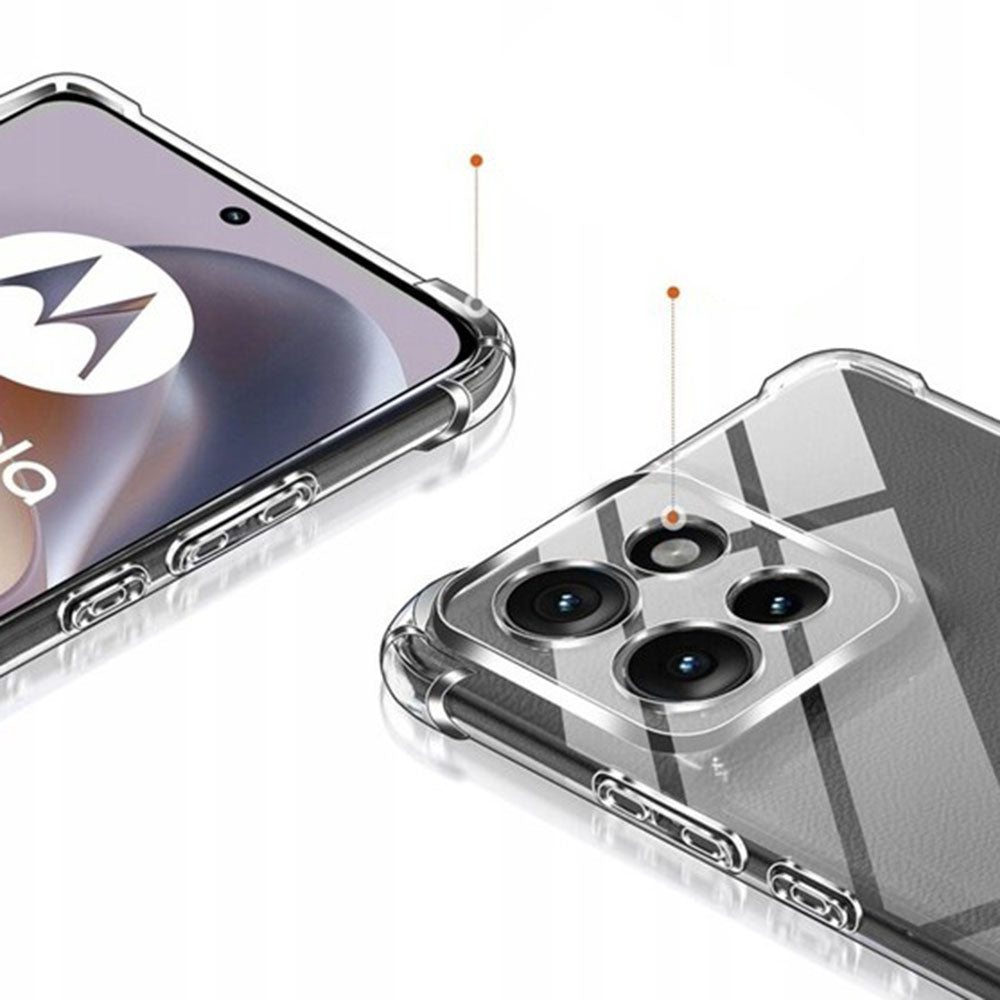 Techsuit - Shockproof Clear Silicone - Motorola Moto G86 Power - Clear