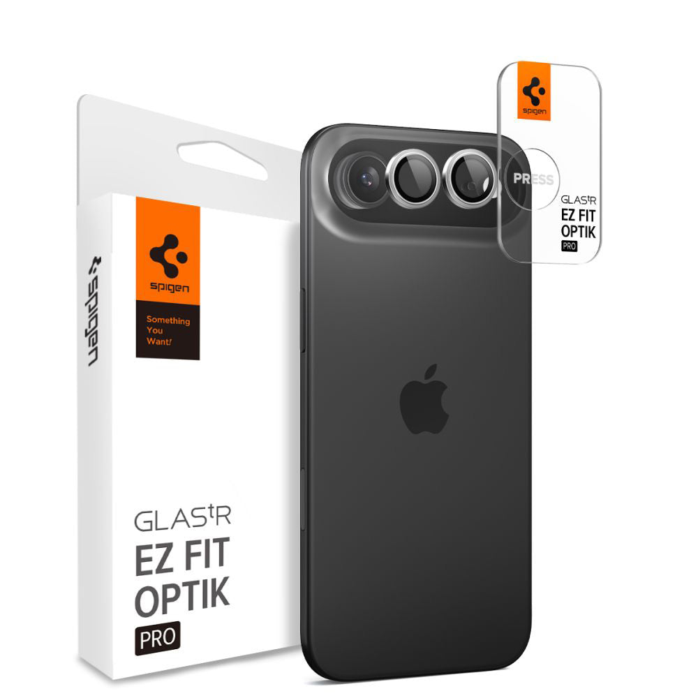 Spigen - Optik.tR EZ Fit Pro Camera Glass (2 pack) - iPhone 17 Air - Silver
