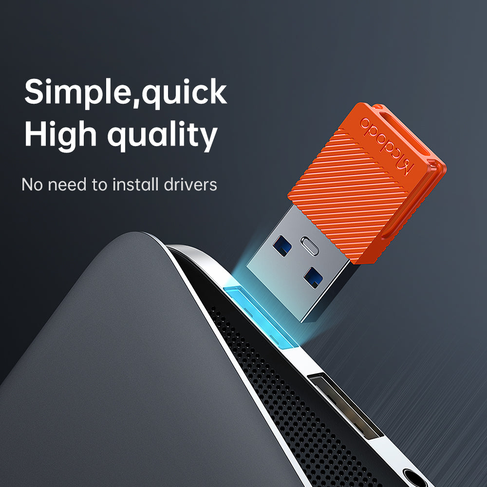 Mcdodo - OTG Adapter (OT-6550) - Type-C to USB 3.0 Convertor, Ultra-fast Data Sync, TPE - Orange