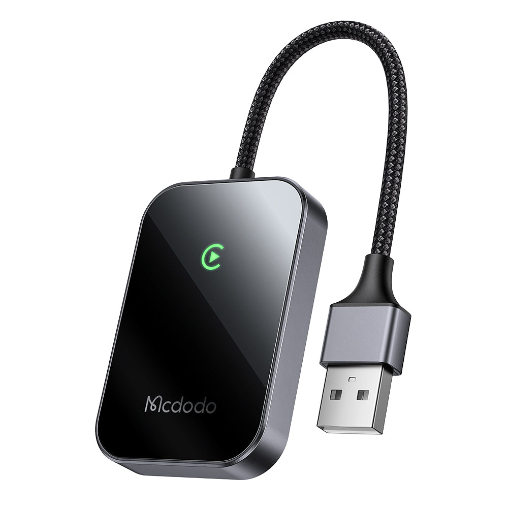 Mcdodo - CarPlay Adapter (CA-7210) - Wireless, USB, 1A, Bluetooth 2.1+EDR/3.0/4.X/5, A7 Chip, Support OTA, Siri - Black