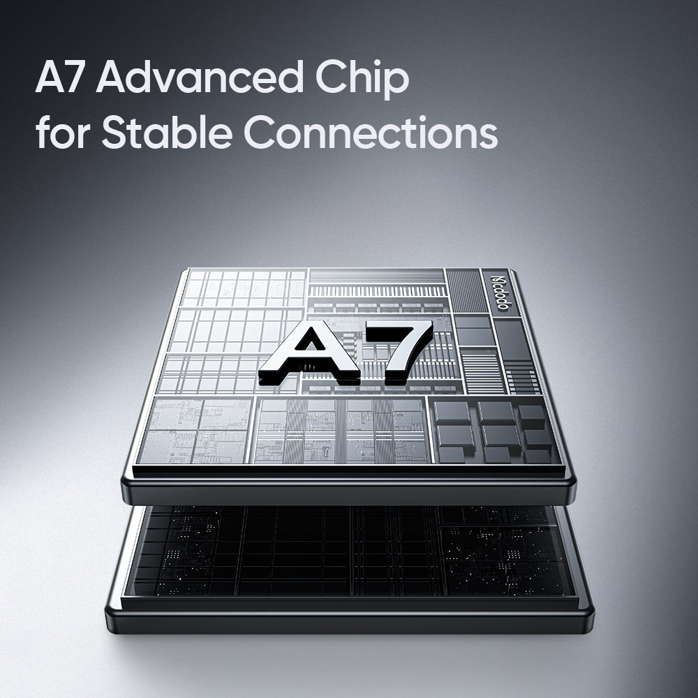 Mcdodo - CarPlay Adapter (CA-7210) - Wireless, USB, 1A, Bluetooth 2.1+EDR/3.0/4.X/5, A7 Chip, Support OTA, Siri - Black