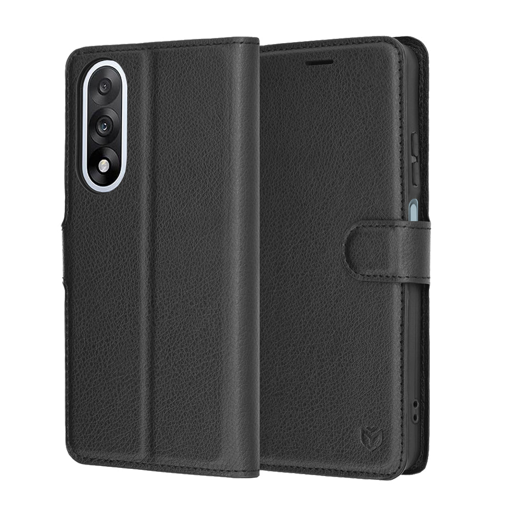 Techsuit - Leather Folio - OnePlus Nord 5 - Black