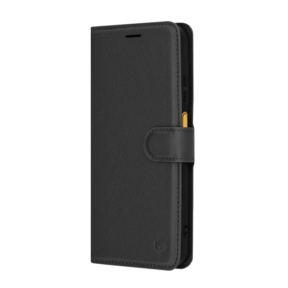 Techsuit - Leather Folio - Motorola Moto G15 / G15 Power - Black
