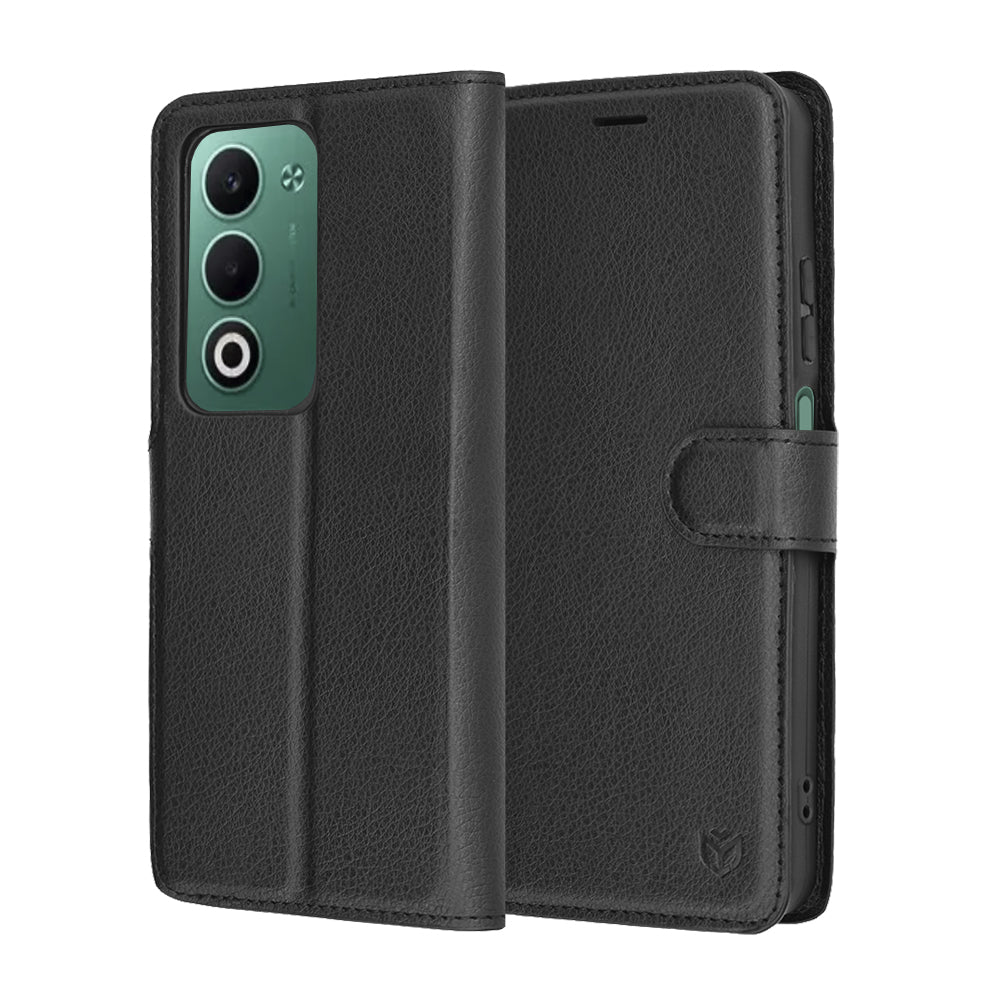 Techsuit - Leather Folio - Oppo A5 4G / A5 5G - Black