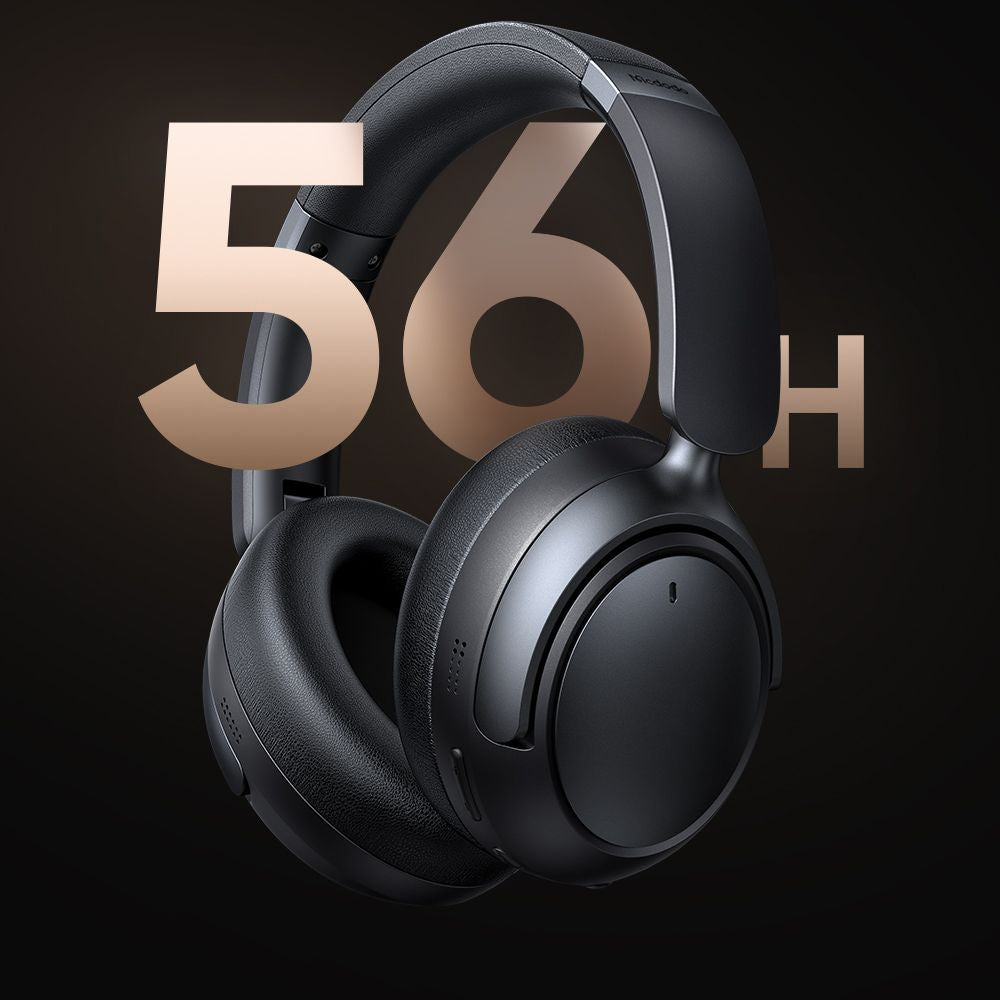 Mcdodo - Wireless Headphones T02 Series (HP-1420) - On-Ear, Bluetooth V5.4, 500mAh, ANC Noise Cancelling - Black
