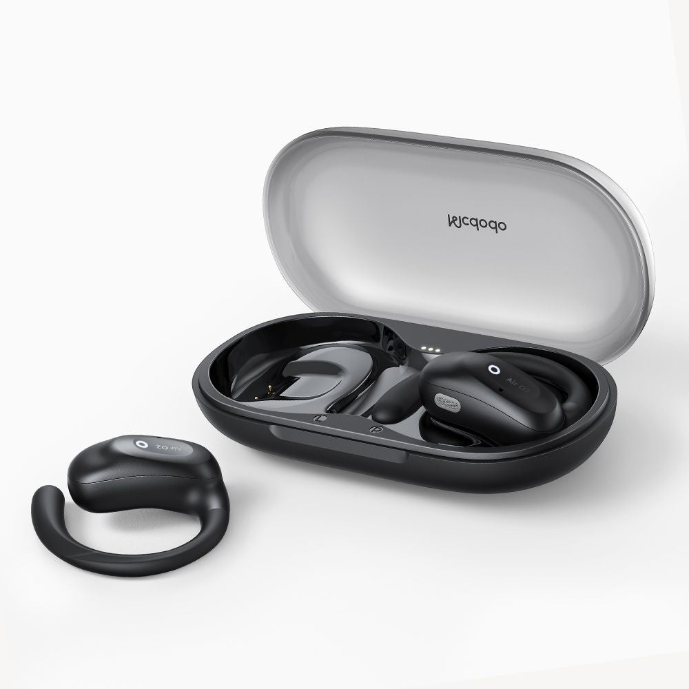 Mcdodo - OWS Wireless Earbuds Air O2 Series (HP-8050) - Open-Ear, Bluetooth V5.4, Ergonomic Design - Black