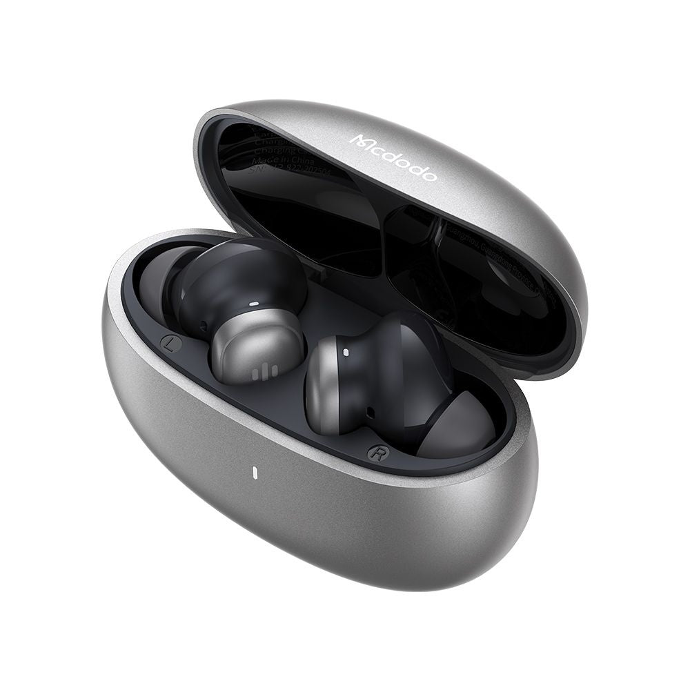 Mcdodo - Wireless Earbuds Speak A01 Series (HP-8221) - Bluetooth V5.4, ANC + ENC Technology - Silver