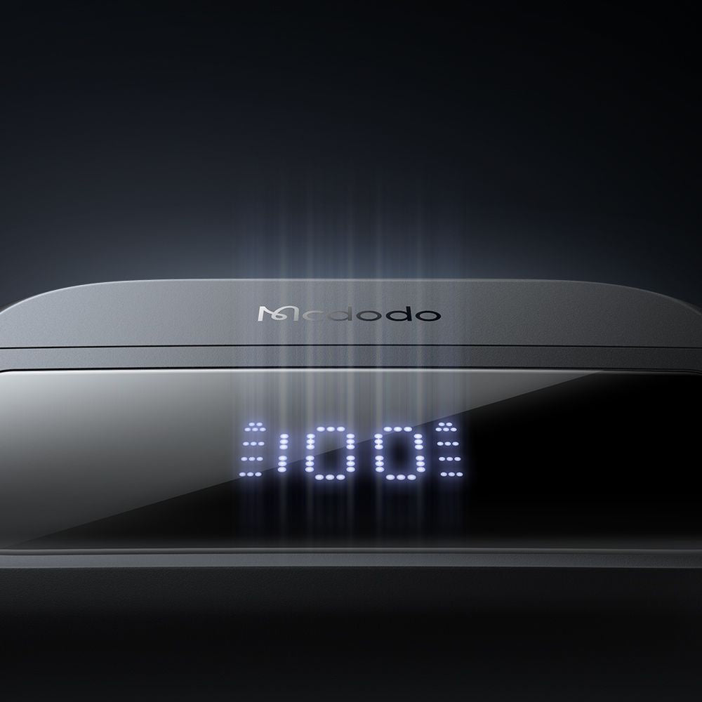 Mcdodo - Wireless Earbuds B04 Series (HP-3290) - Bluetooth V5.3, IPX4, True Wireless, Digital Display, with Lanyard - Black