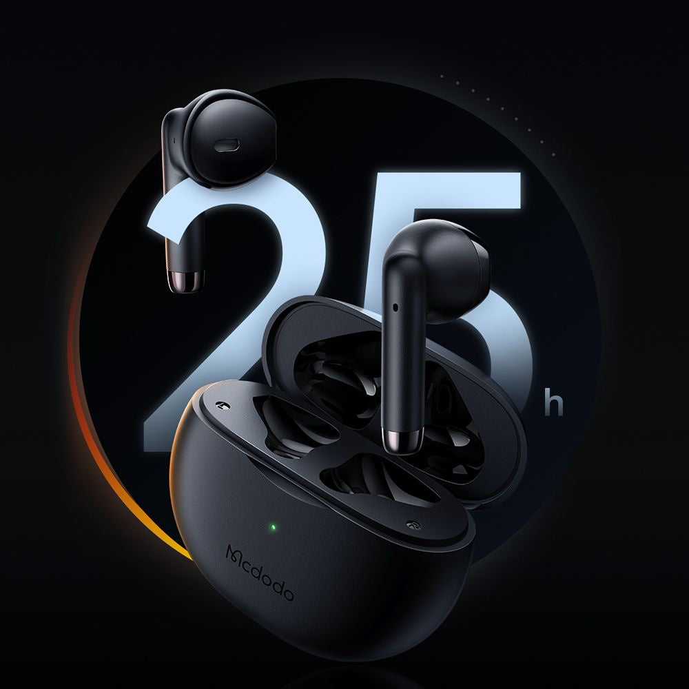Mcdodo - Wireless Earbuds B01 Series (HP-8031) - Bluetooth V5.1, IPX4, True Wireless - Black