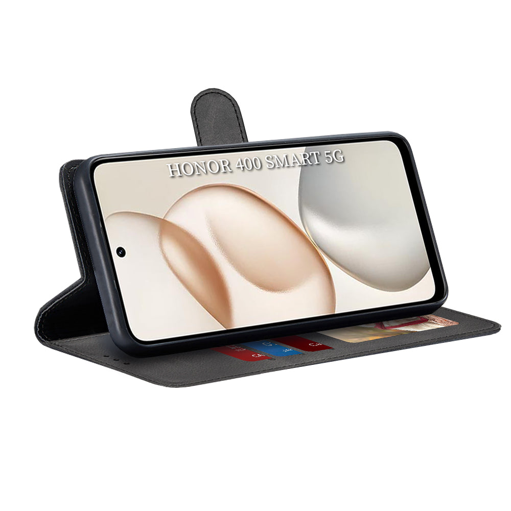 Techsuit - Diary Book - Honor 400 Smart 5G / 400 Smart 4G / X7d 4G - Black