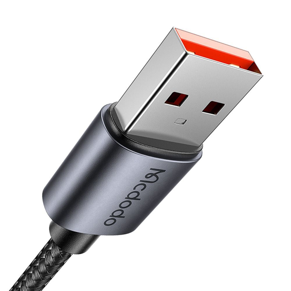Mcdodo - Data Cable (CA-6520) - USB-A to USB-C, LED Display, 6A, 1.2m - Black