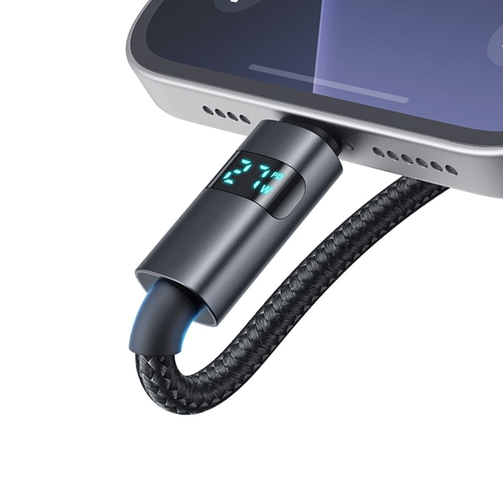 Mcdodo - Data Cable (CA-5610) - USB-C to USB-C, LED Display, 100W, Fast Charging, 1.2m - Black