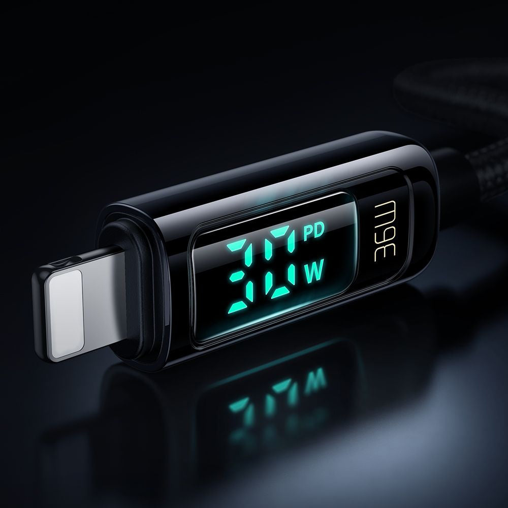 Mcdodo - Data Cable (CA-8810) - USB-C to Lightning, 36W, Digital Display, 1.2m - Black