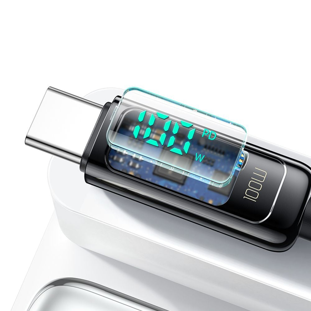 Mcdodo - Data Cable (CA-8820) - USB-C to USB-C, 100W, Digital Display, 1.2m - Black