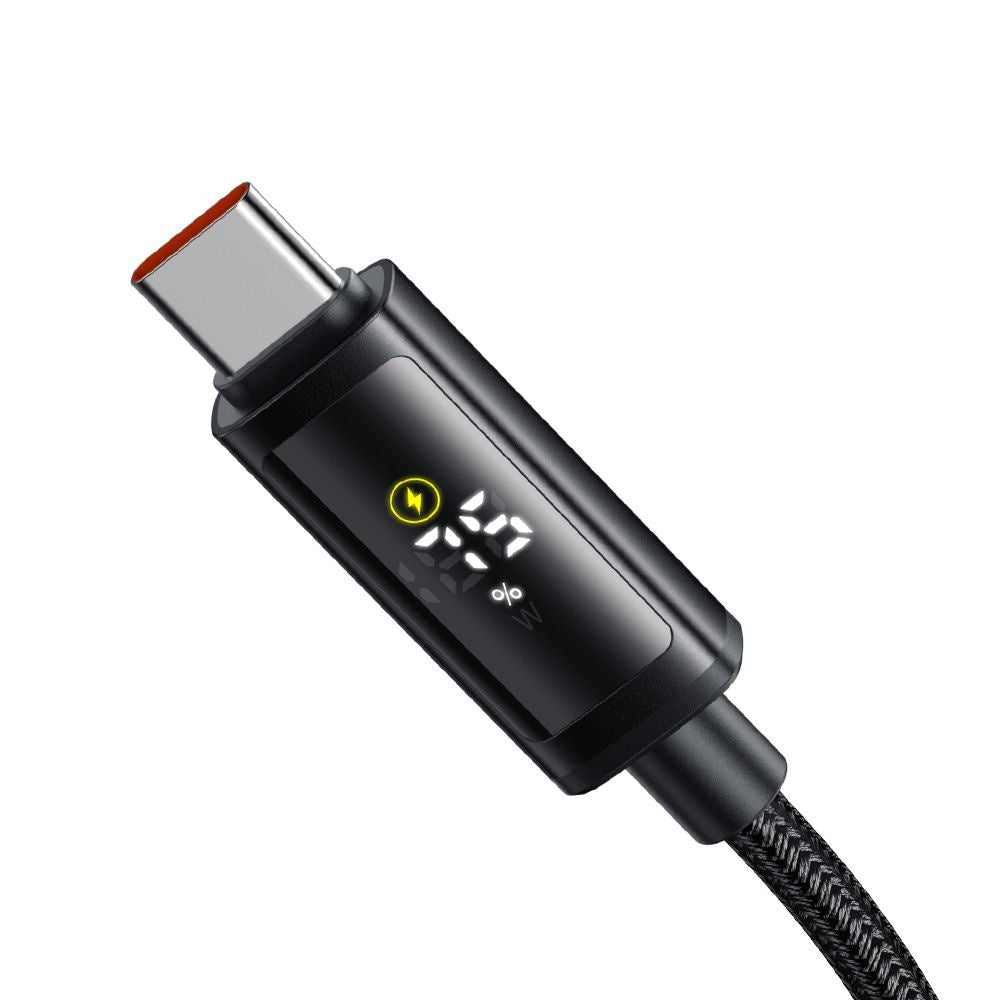 Mcdodo - Data Cable (CA-8000) - USB-C to USB-C, Dual LED Display, 100W, Fast Charging, 1.2m - Black