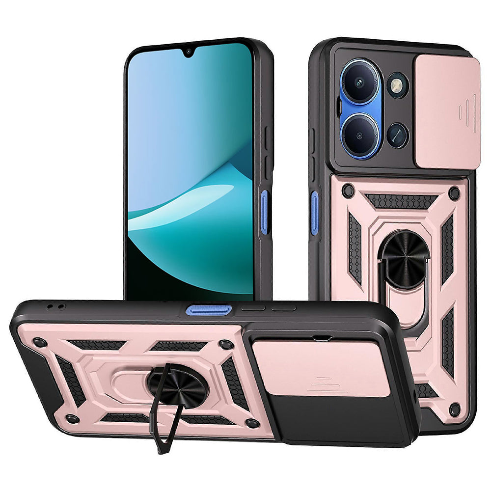 Techsuit - CamShield Series - Xiaomi Redmi 15C 4G / Redmi 15C 5G - Rose Gold