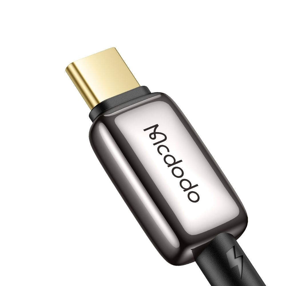 Mcdodo - Data Cable (CA-6670) - with Breathing Light LED Display, USB-C to Lightning, Auto Power Off, 36W, 1.2m - Black
