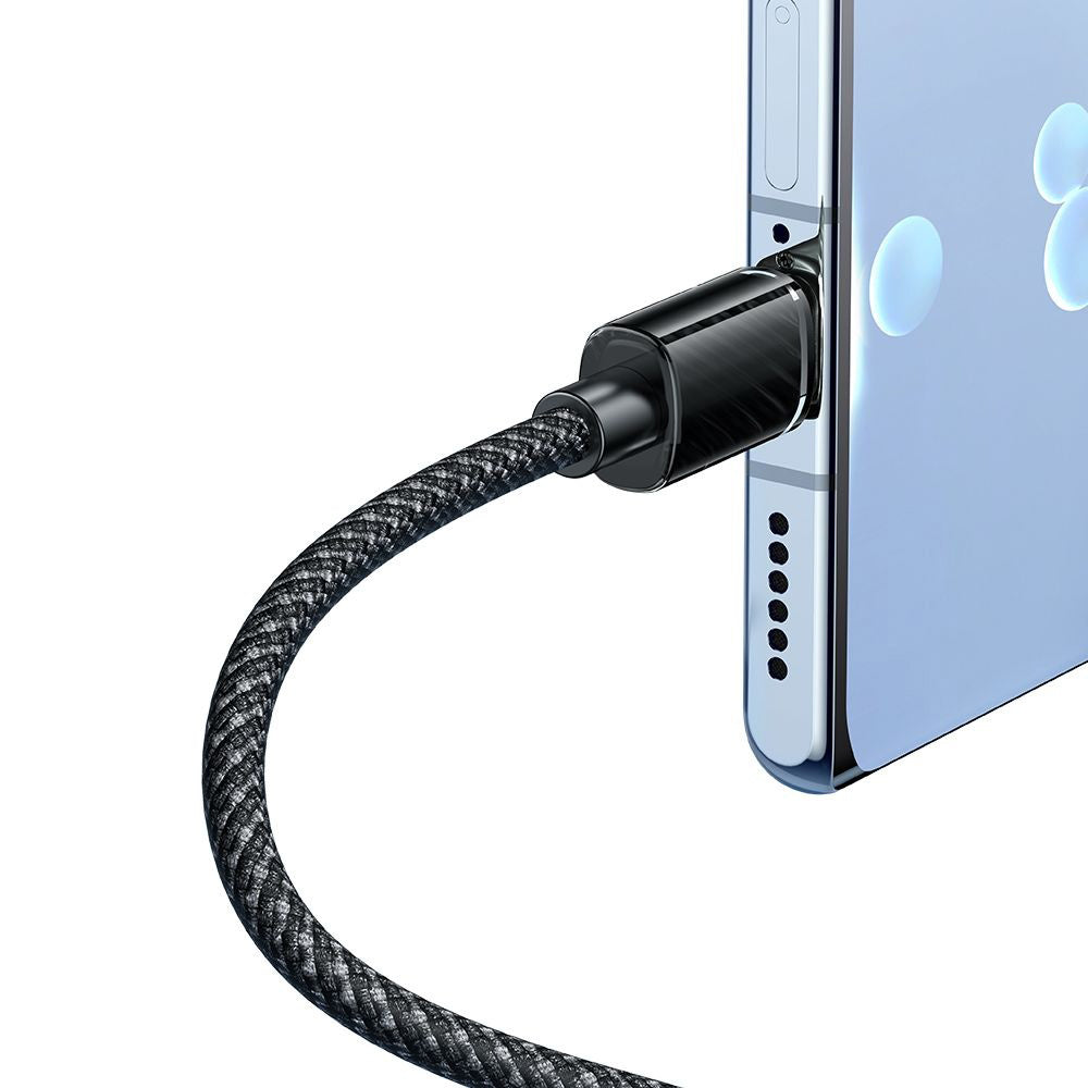 Mcdodo - Data Cable (CA-3650) - Type-C to USB-A, Transparent Design, 100W, 1.2m - Black