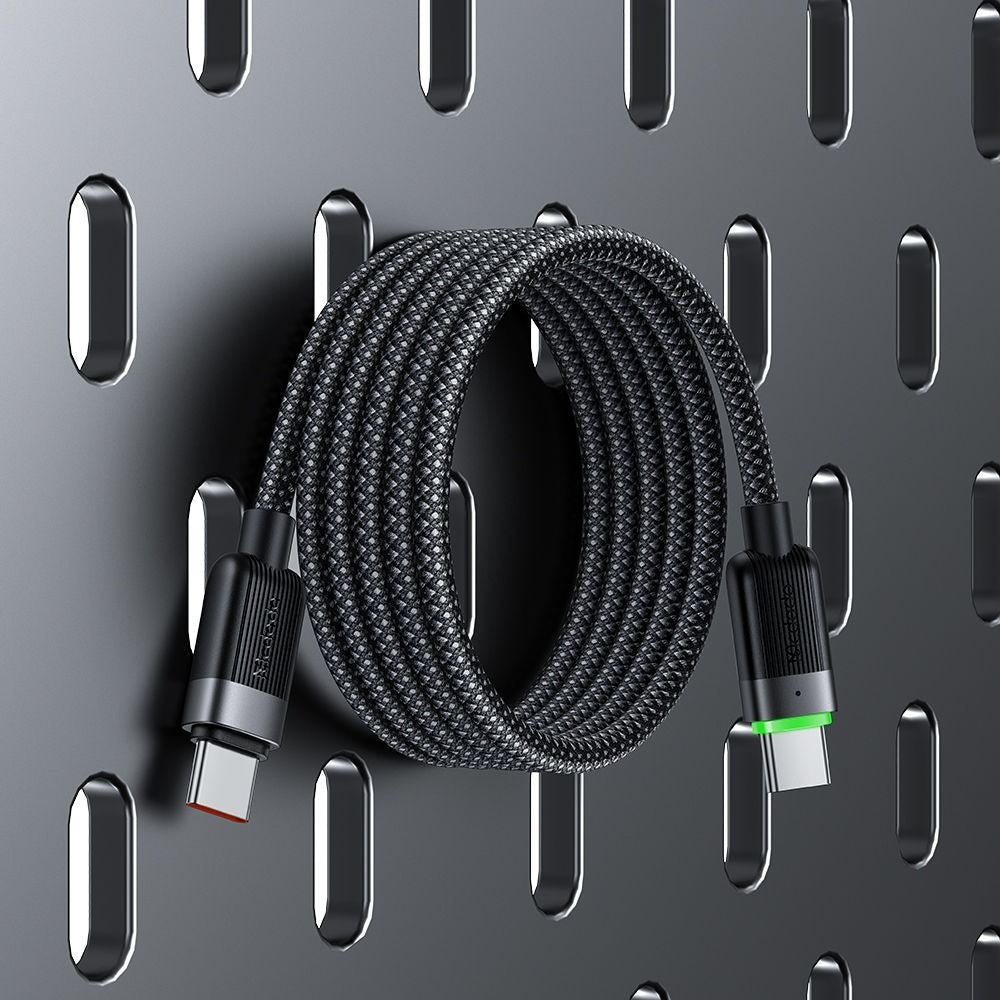 Mcdodo - Data Cable Self-Winding Series (CA-2000) - USB-C to USB-C, 60W, Fast Charging, 1.2m - Black