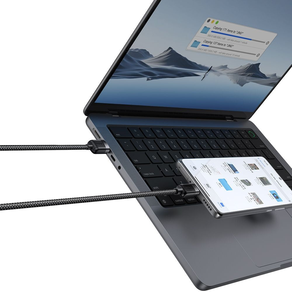 Mcdodo - Data Cable Self-Winding Series (CA-5650) - USB-A to USB-C, 6A, 1.2m - Black