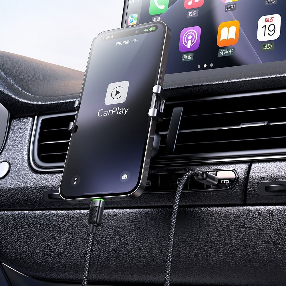 Mcdodo - Data Cable Self-Winding Series (CA-2010) - USB-C to Lightning, 36W, 1.2m - Black