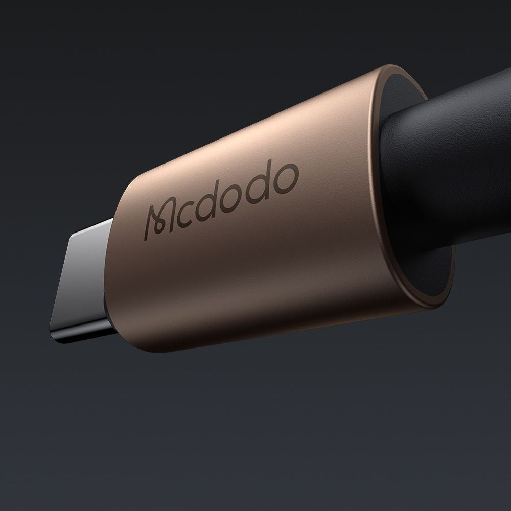 Mcdodo - Data Cable (CA-6941) - with Charging Light, USB-C to Lightning, Transparent Cable, 36W, 1.2m - Desert Gold