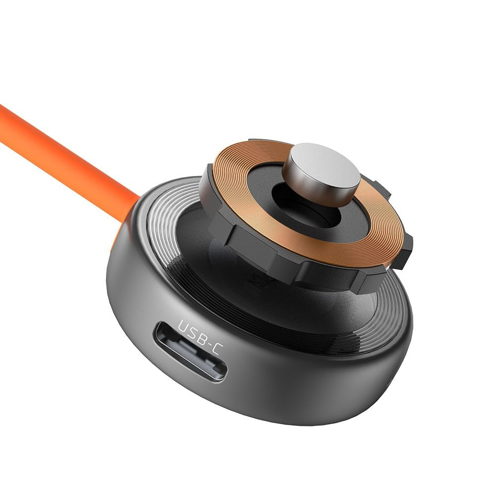 Mcdodo - Wireless Charger (CH-6840) - for Apple Watch, Dual Input, 2.5W, Anti-lost Silicone Lanyard - Black