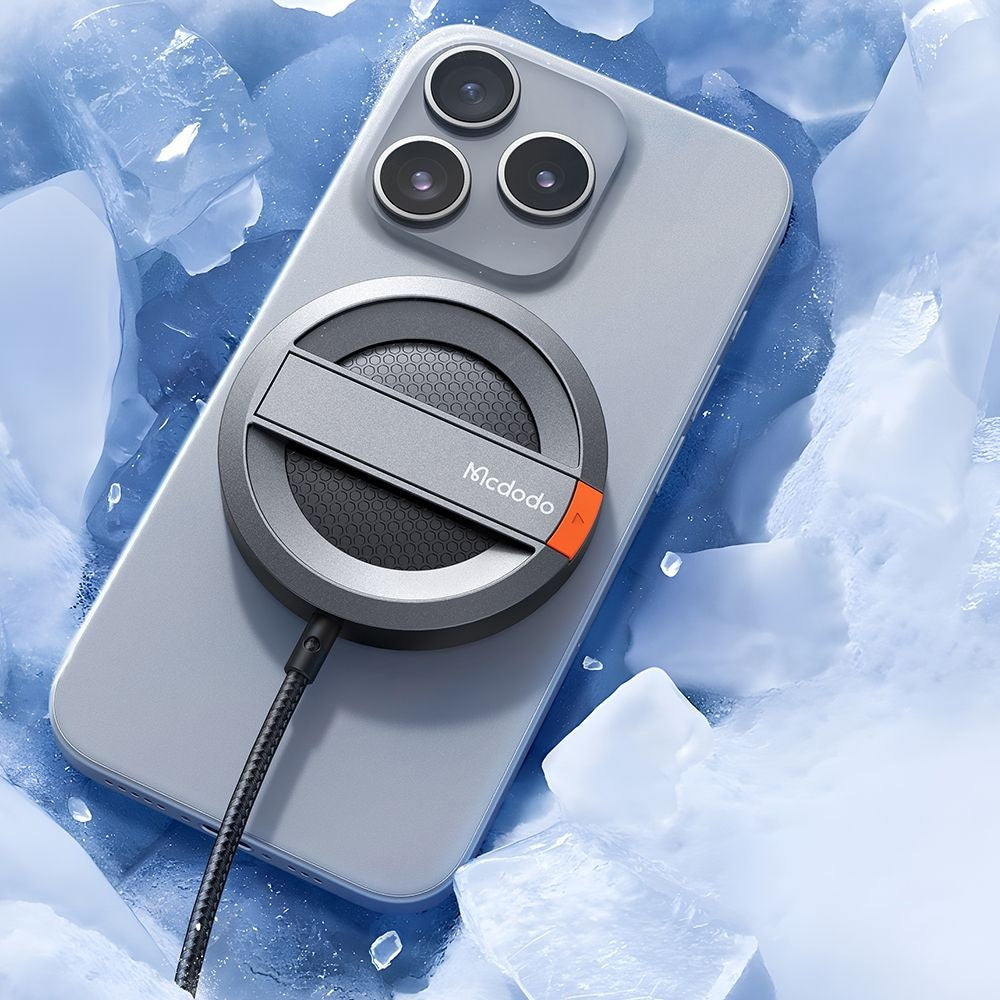 Mcdodo - Wireless Charger (CH-5500) - Magnetic, Stand, 15W, for iPhone, 1m - Grey