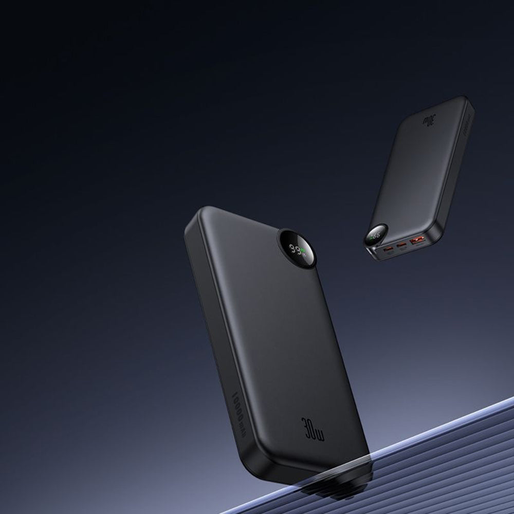 Mcdodo - Power Bank (MC-3850) - USB, 2x Type-C, 10000mAh, 30W, LED Display - Black