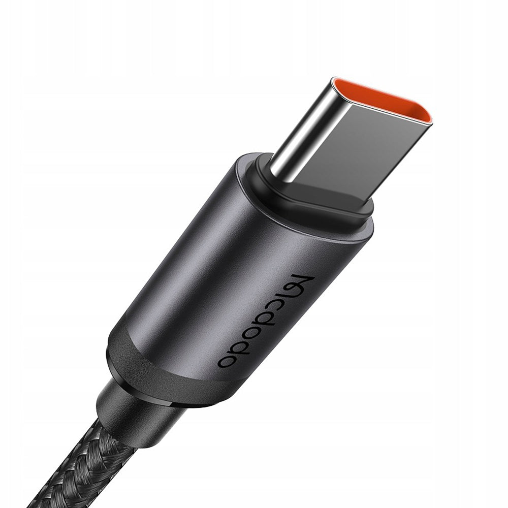 Mcdodo - Data Cable (CA-4410) - USB-C to USB-C, Nylon Braided, Aluminum Alloy, PD60W, 1m - Black
