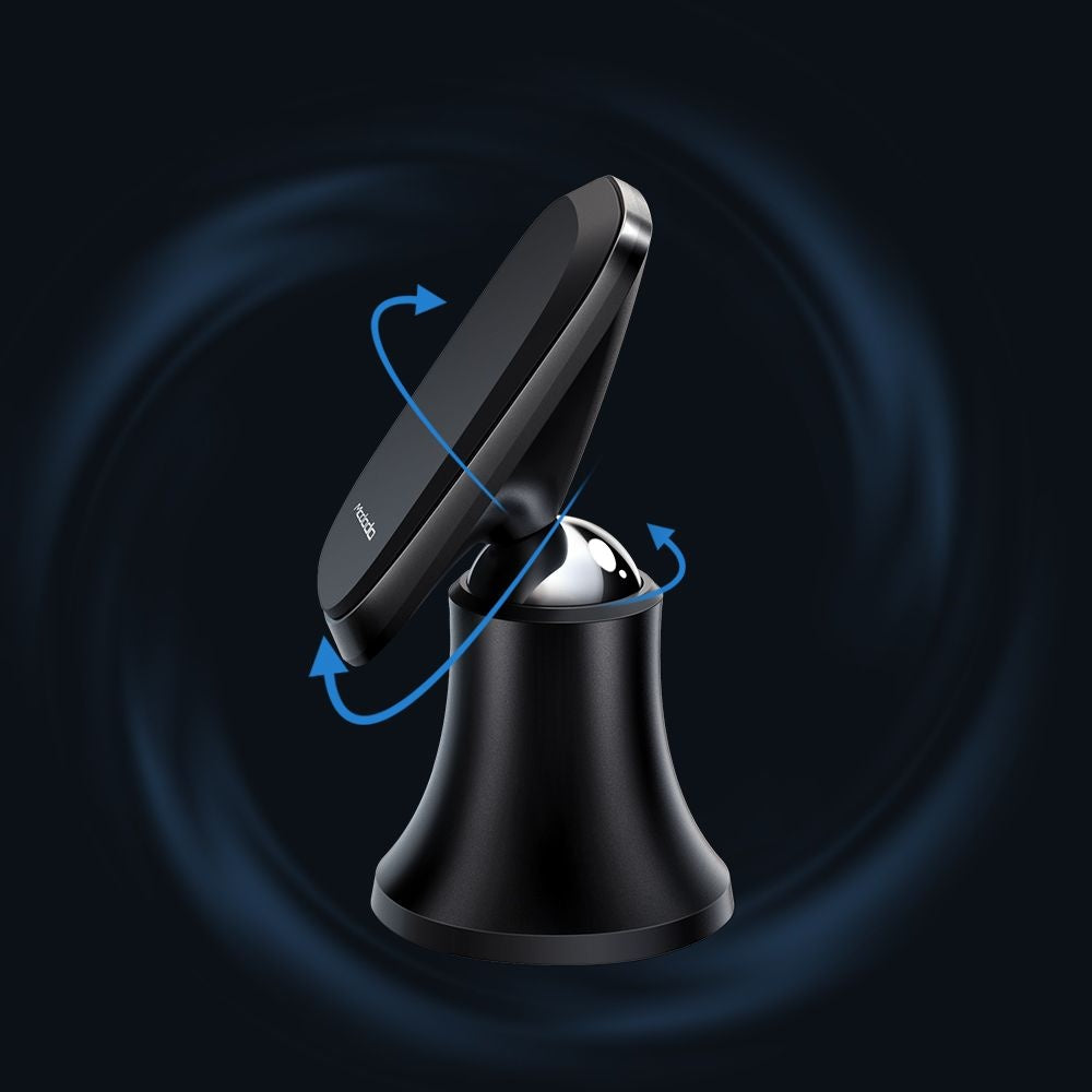 Mcdodo - Magnetic Car Holder (CM-8490) - for Dashboard, 360° Rotation, Super Strong Adhesion, Aluminium Alloy - Black