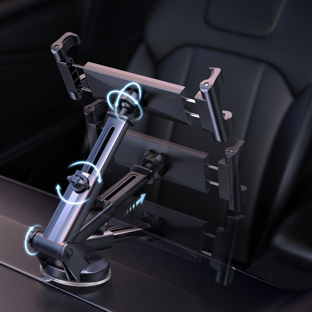 Mcdodo - Car Holder (CM-4310) - for Phone/Tablet, Dashboard/Windshield, 360° Rotation, 4.7 - 12.9 inch - Black