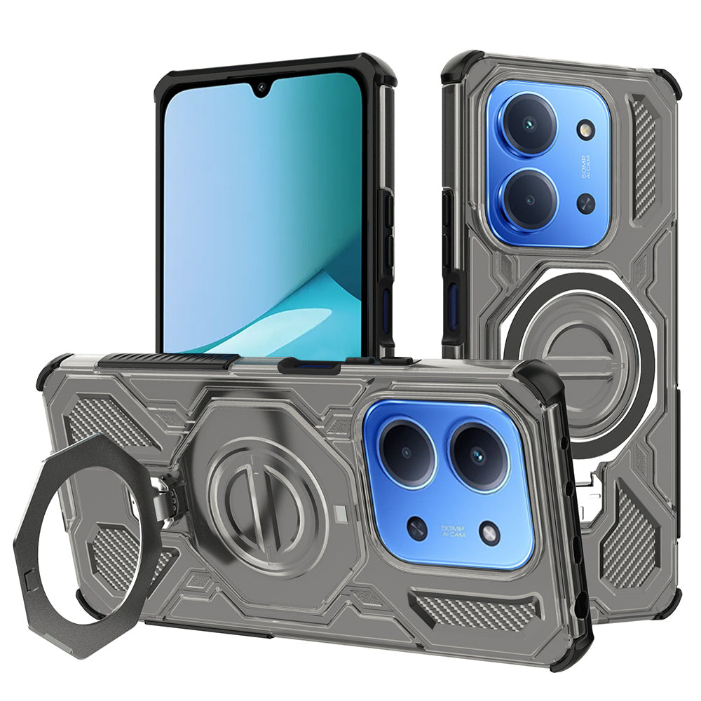 Techsuit - Carbon Shield PRO - Xiaomi Redmi 15C 4G / Redmi 15C 5G / Poco C85 4G - Smoke Black