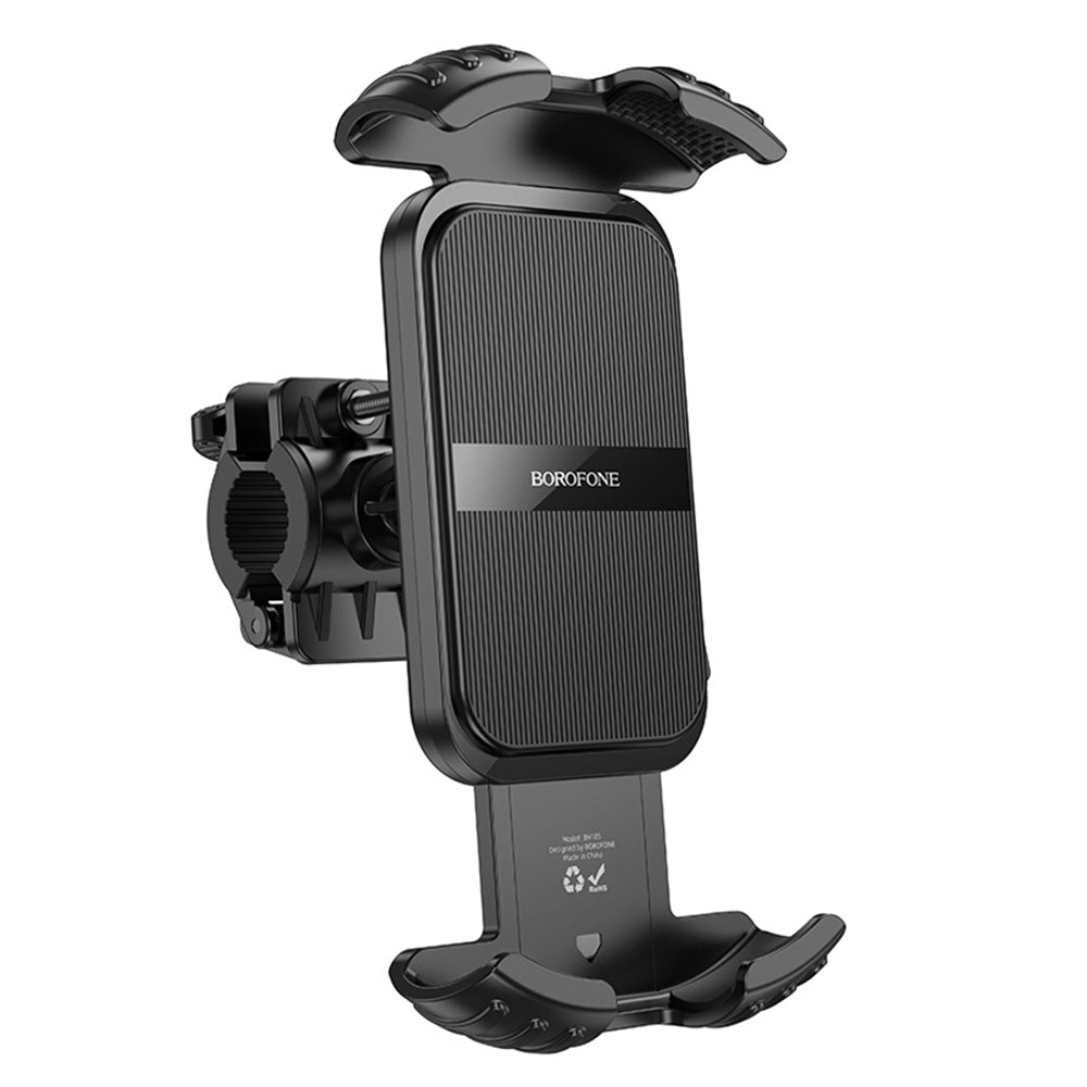 Borofone - Bike Holder Crown Series (BH105) - for Bicycle/Motocycle, 360° Adjustment, 4.7-7 inch - Black