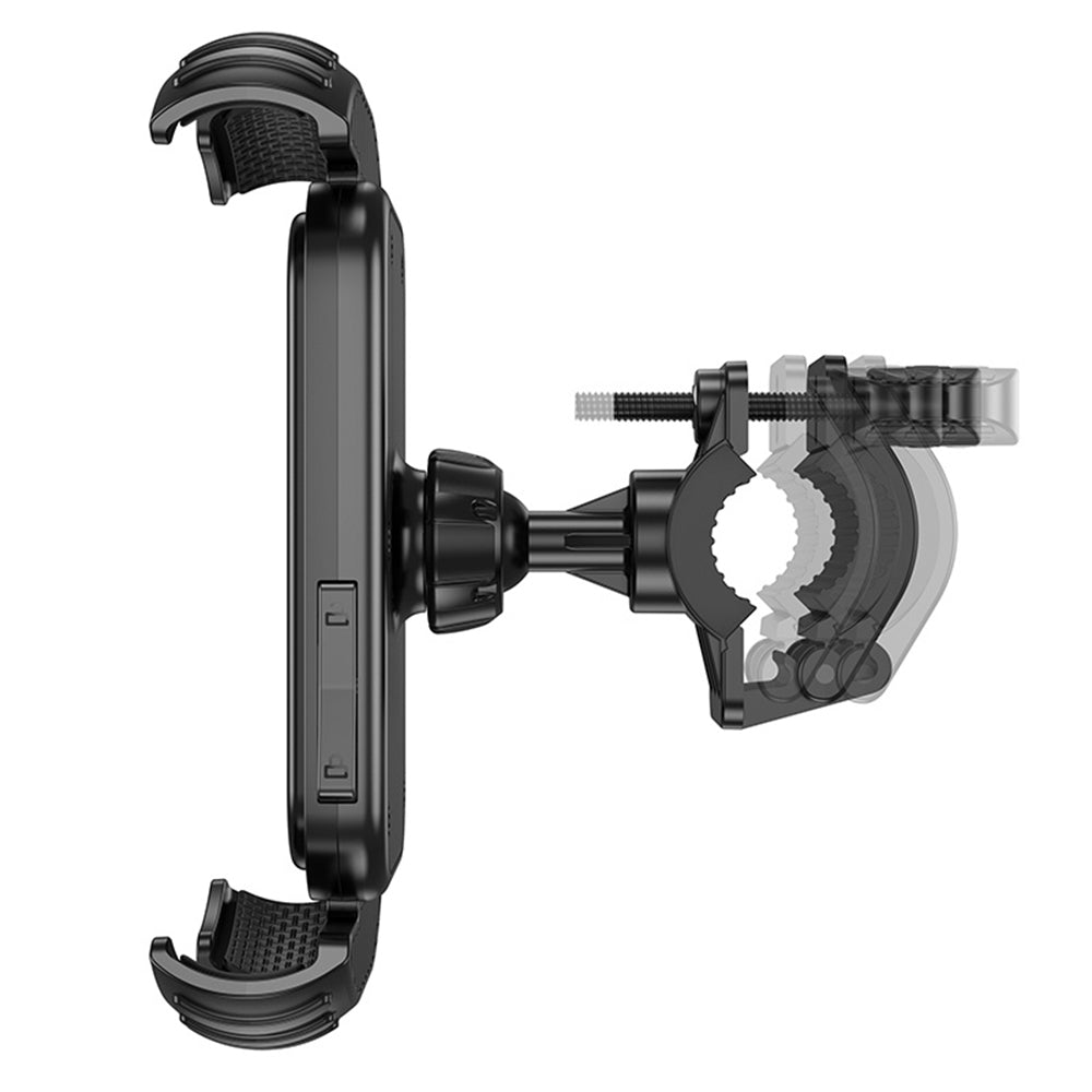 Borofone - Bike Holder Crown Series (BH105) - for Bicycle/Motocycle, 360° Adjustment, 4.7-7 inch - Black