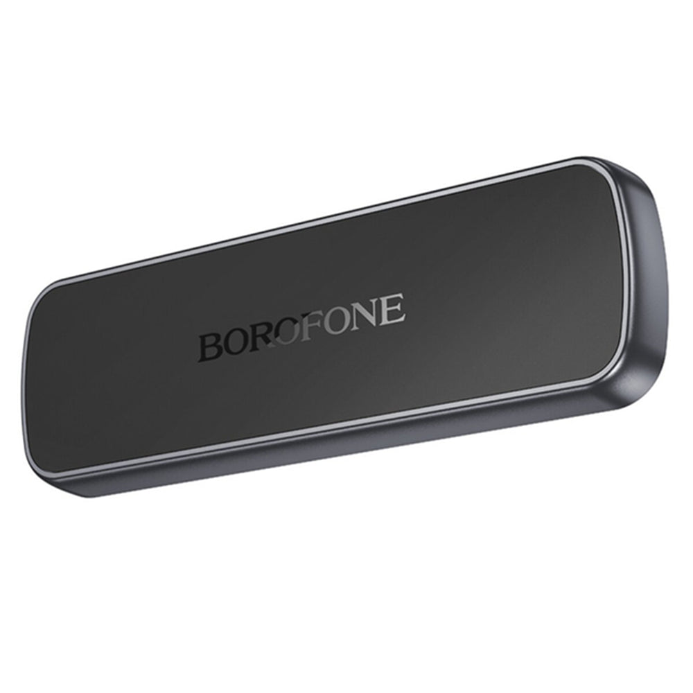 Borofone - Car Holder (BH121) - Magnetic, for Dashboard, Adhesive Base 4.5–7 inch - Black/Gray