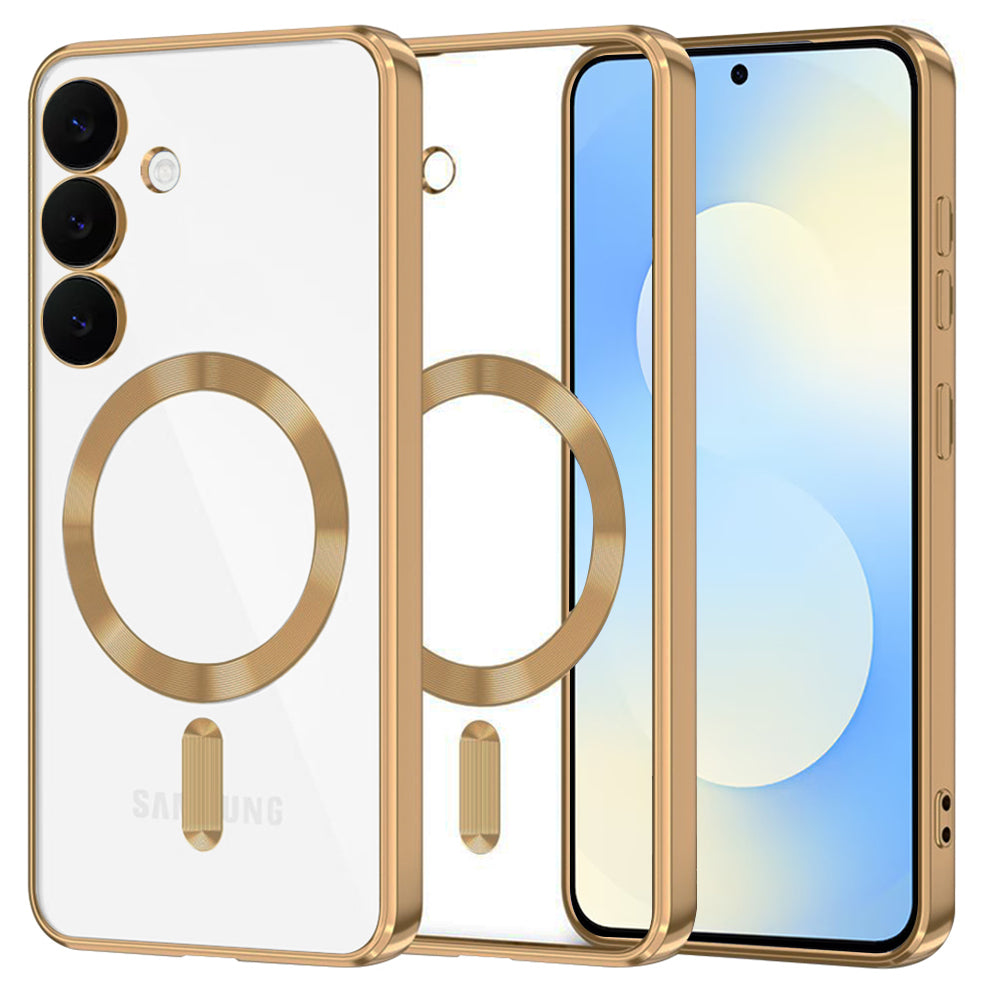 Techsuit - Luxury Crystal MagSafe - Samsung Galaxy S25 FE - Gold