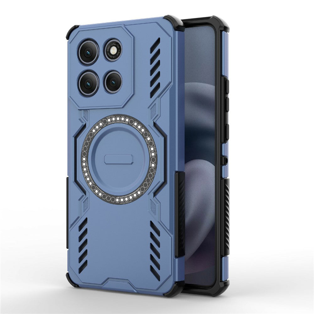 Techsuit - ArmorMag Case - Motorola Moto G86 Power - Blue
