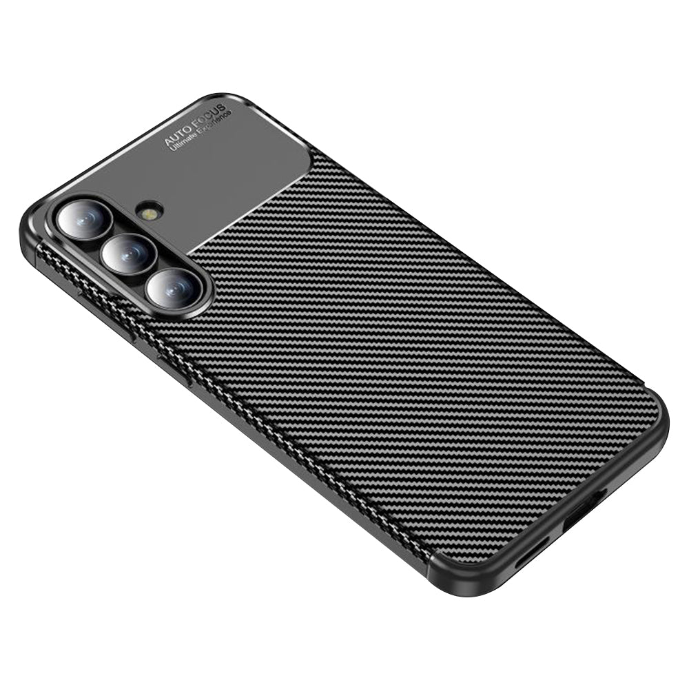 Techsuit - CarbonFiber - Samsung Galaxy S25 FE - Black