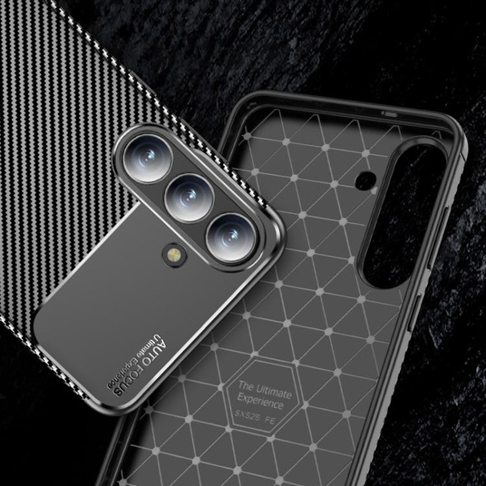 Techsuit - CarbonFiber - Galaxy S25 FE - Black