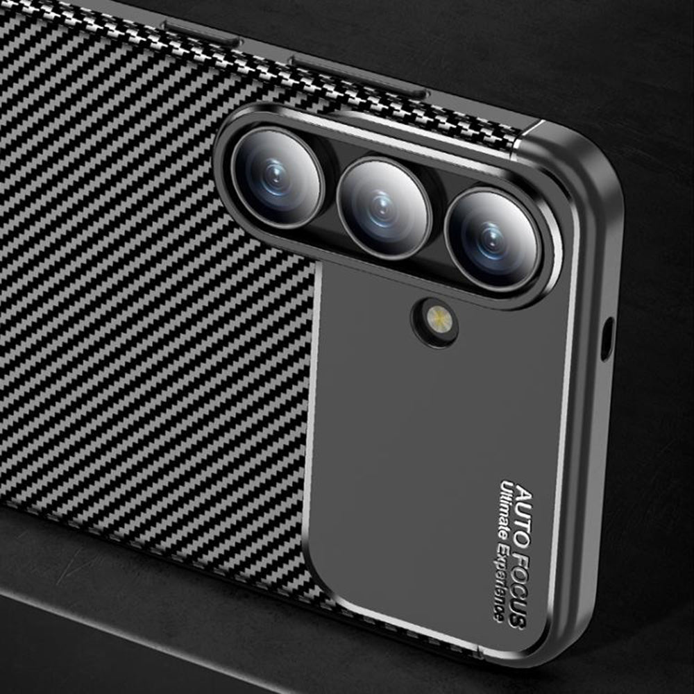 Techsuit - CarbonFiber - Galaxy S25 FE - Black