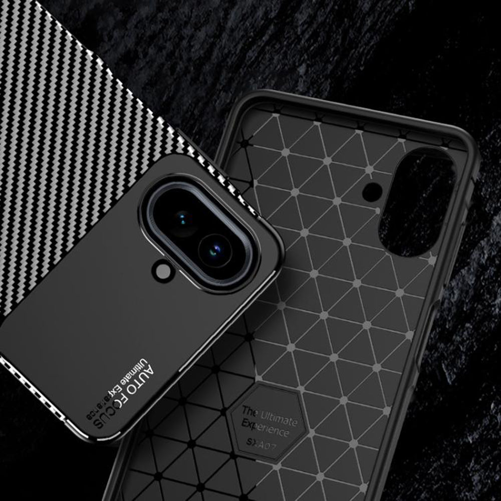 Techsuit - CarbonFiber - Galaxy A07 4G - Black