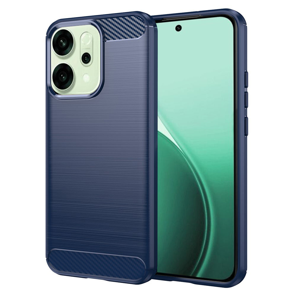 Techsuit - Carbon Silicone - Oppo Reno14 - Blue