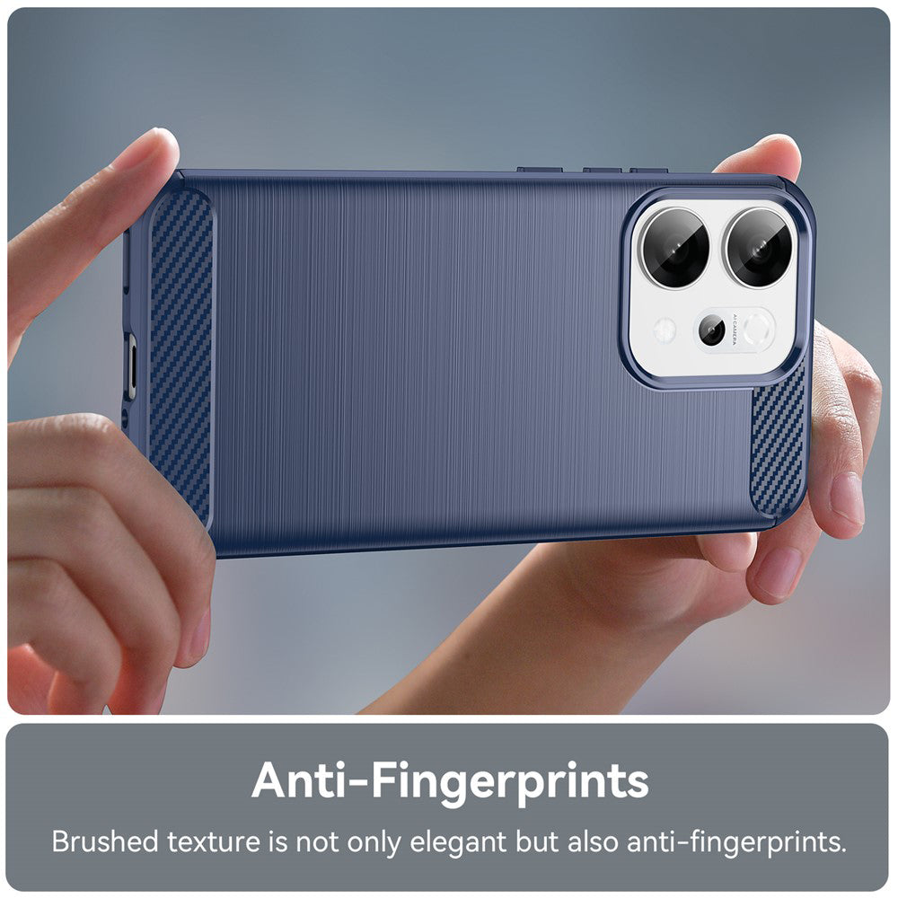 Techsuit - Carbon Silicone - Oppo Reno14 - Blue