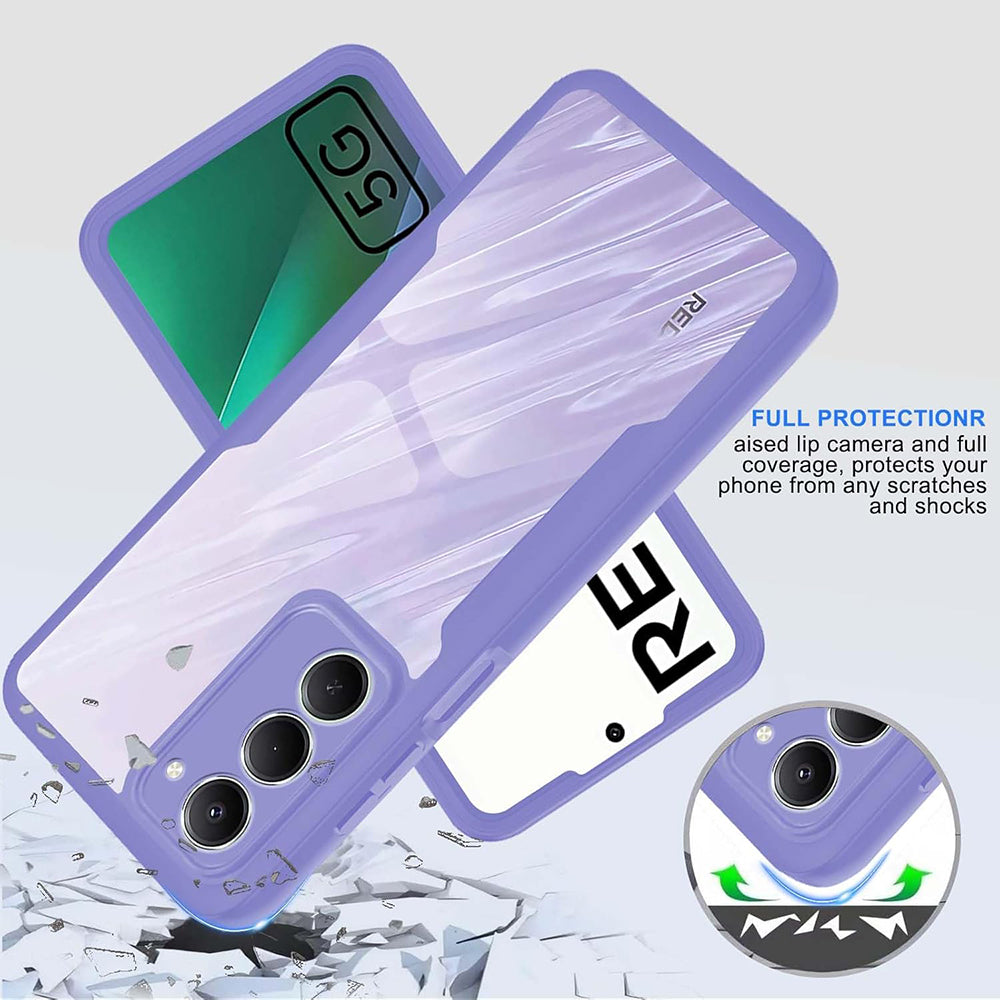 Techsuit - ColorVerse 360 Series + Screen Protector - Xiaomi Redmi 15 4G / Redmi 15 5G - Purple