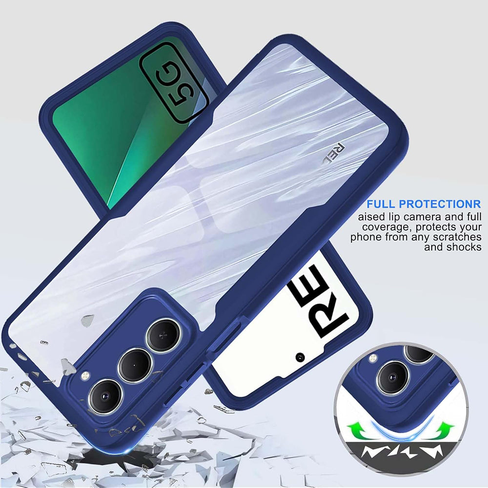 Techsuit - ColorVerse 360 Series + Screen Protector - Xiaomi Redmi 15 4G / Redmi 15 5G - Blue