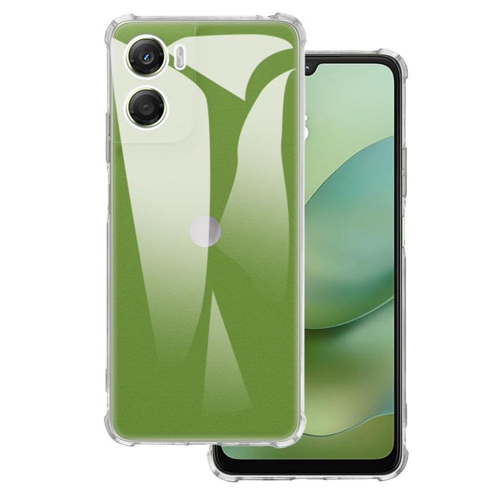 Techsuit - Shockproof Clear Silicone - Motorola Moto G06 - Clear